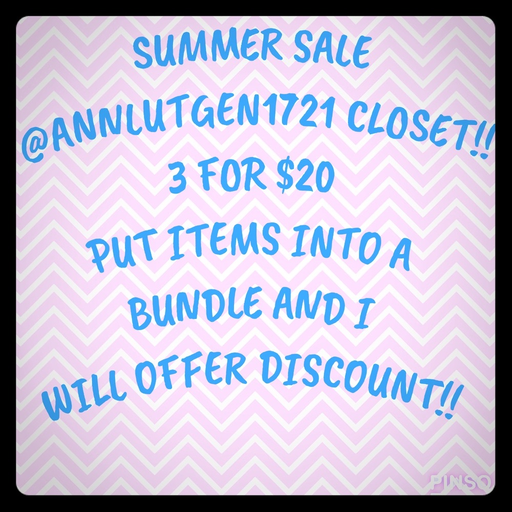 3 FOR $20 Items that are 3 FOR $20 marked in title